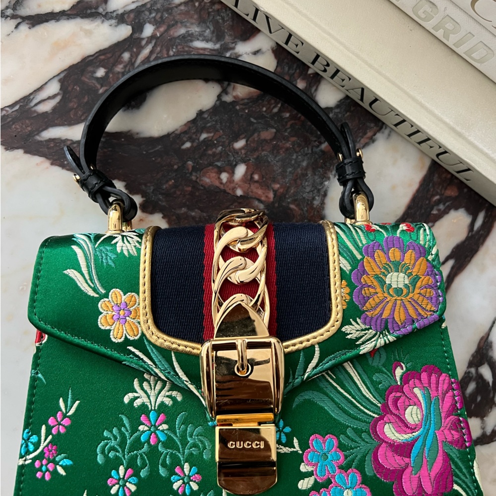 Gucci Jaquard Handbag